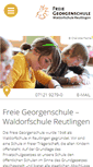 Mobile Screenshot of freie-georgenschule.de