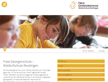 Tablet Screenshot of freie-georgenschule.de